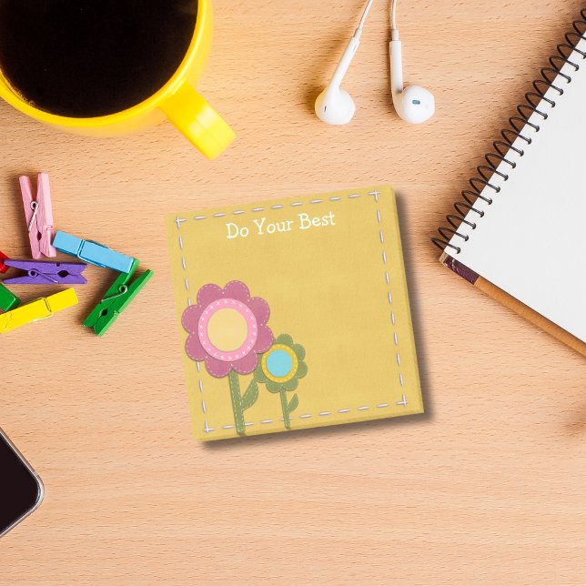 Notas Post-it® Haz Tu Mejor Flor Bordada (Subido por el creador)