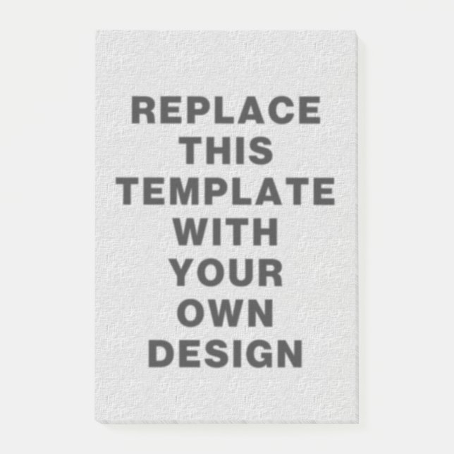 Notas Post-it® Haz tu propio retrato orientado a 4 x 6 pulgadas (Anverso)