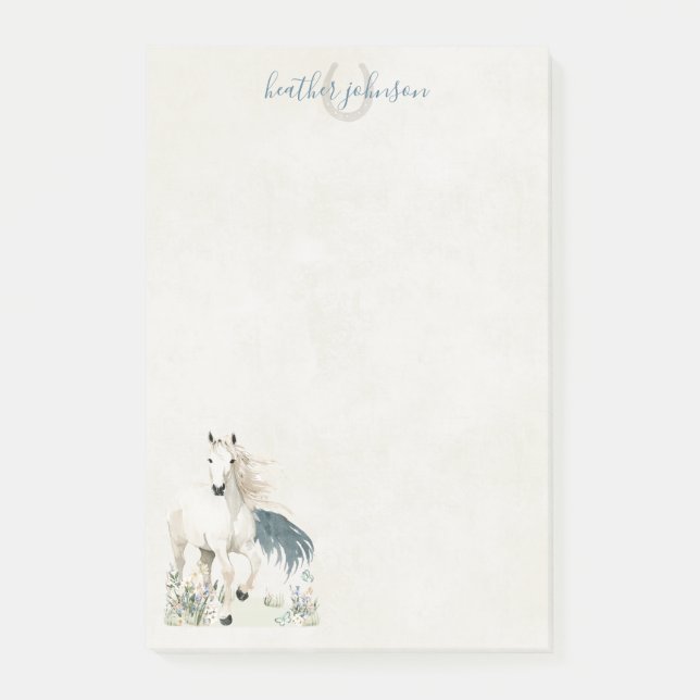 Notas Post-it® Hearthlight Notes Meadow & Mane Notes (Anverso)