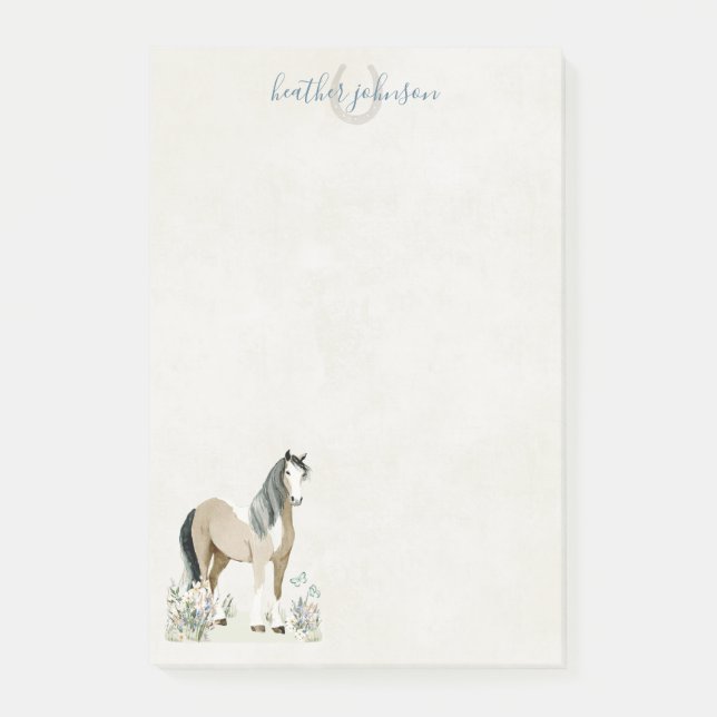 Notas Post-it® Hearthlight Notes Meadow & Mane Notes (Anverso)