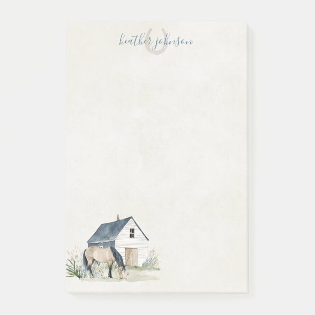 Notas Post-it® Hearthlight Notes Meadow & Mane Notes (Anverso)