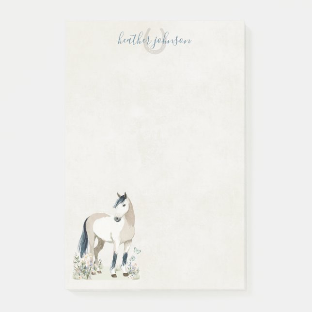 Notas Post-it® Hearthlight Notes Meadow & Mane Notes (Anverso)