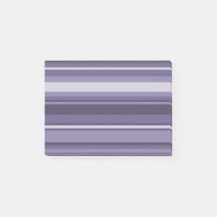 Notas Post-it® Heather rayas púrpuras