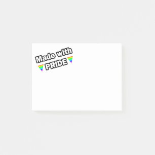 Notas Post-it® Hecho con orgullo