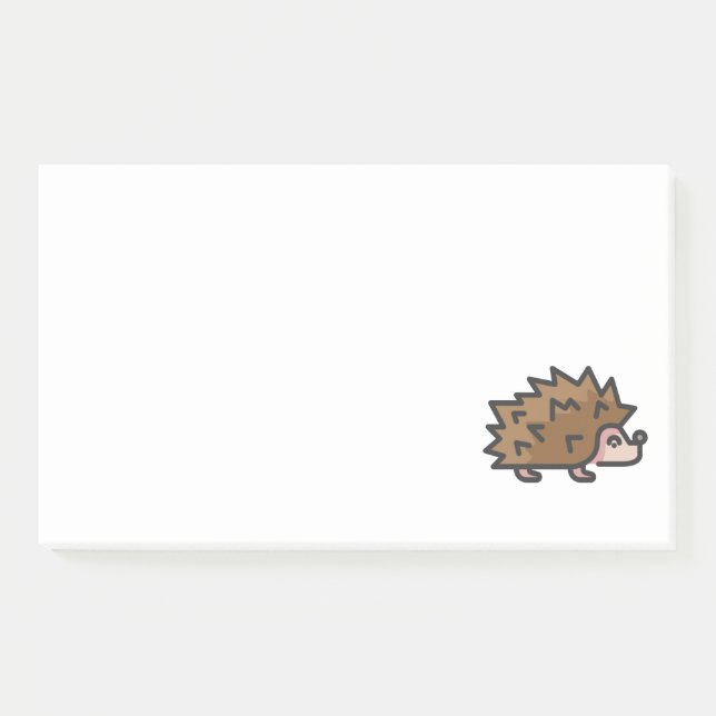 Notas Post-it® hedgehog (Anverso)