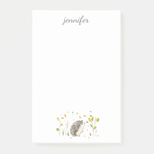 Notas Post-it® Hedgehog Personalize Post-it® Notes