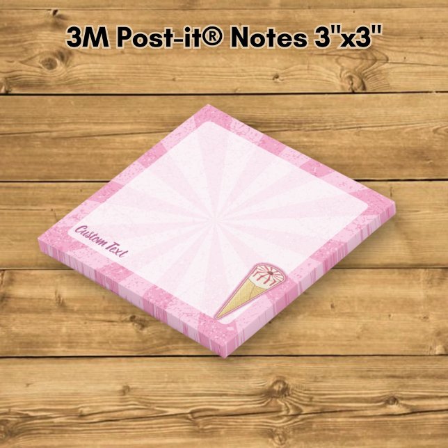 Notas Post-it® Helado de cono de azúcar (Subido por el creador)