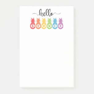 Notas Post-it® Hello Summer Pineapple