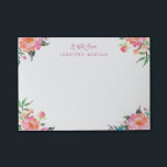Notas Post-it® Hermosa acuarela Púrpura Flores Rosa<br><div class="desc">=============================================== Hermosa acuarela Púrpura Flores rosadas Post-it-it-Note. (1) Para una mayor personalización,  haga clic en el botón "Personalizar" y utilice nuestra herramienta de diseño para modificar esta plantilla. (2) Si necesita ayuda o elementos coincidentes,  póngase en contacto conmigo.</div>
