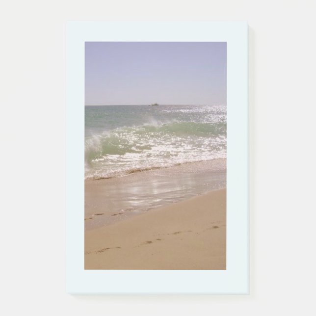 Notas Post-it® Hermosa escena del océano de playa (Anverso)