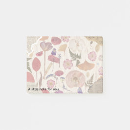 Notas Post-it® Hermosa Floral Presionada
