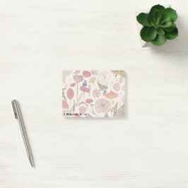 Notas Post-it® Hermosa Floral Presionada