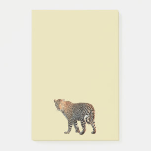 Notas Post-it® Hermosa imagen de leopardo visto