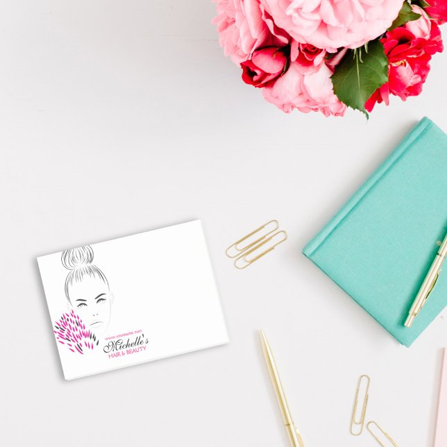 Notas Post-it® Hermosa marca de ilustracion de moda femenina (Subido por el creador)