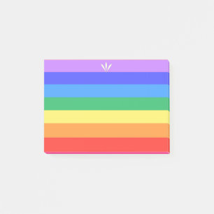 Notas Post-it® Hermoso Arcoíris