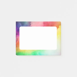 Notas Post-it® Hermoso diseño abstracto de colores arcoiris