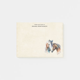 Notas Post-it® Hermoso estilo Caballos de estilo Boho Occidental