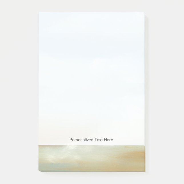 Notas Post-it® Hermoso paisaje aéreo con nubes esponjosas (Anverso)