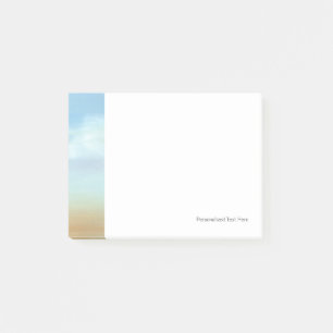 Notas Post-it® Hermoso paisaje con nubes fluidas
