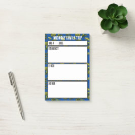 Notas Post-it® Herramienta de planificación de comidas del menú d