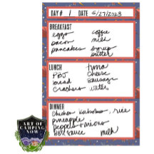 Herramienta de planificación de comidas del menú d