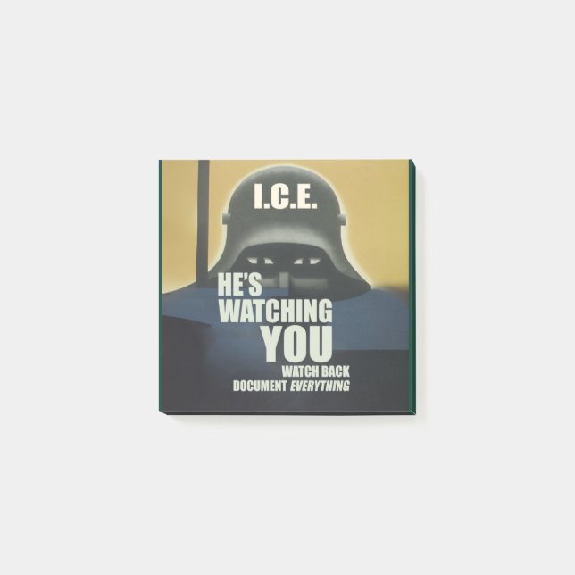 Notas Post-it® He's Watching You 2026 (Anverso)