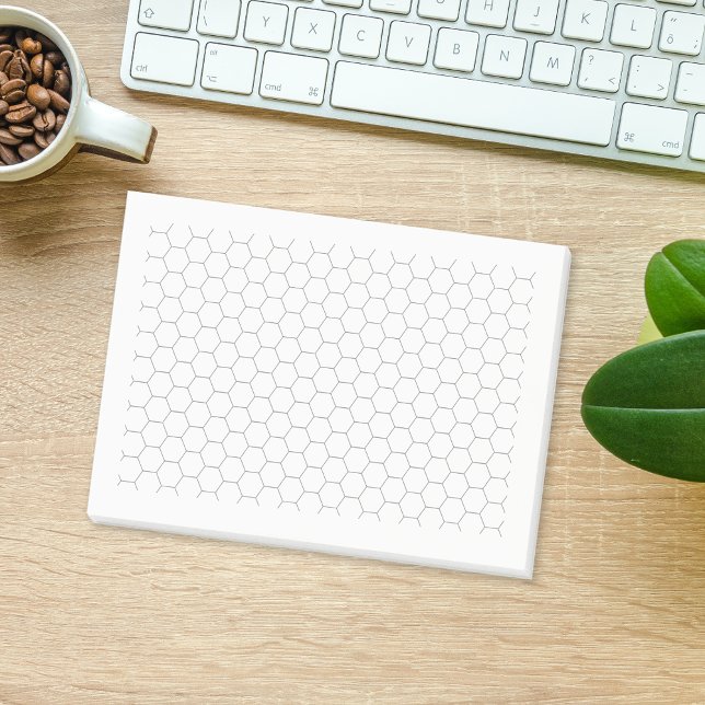 Notas Post-it® Hexagon Pattern Organic Chemistry Notes (Hexagon Pattern Organic Chemistry Notes)