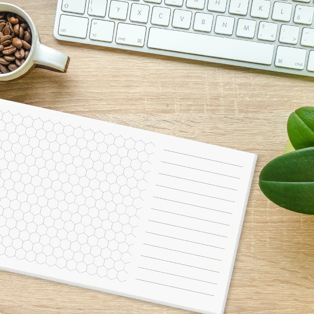 Notas Post-it® Hexagon Pattern Organistry Post-it Notes (Hexagon Pattern Organic Chemistry Notes)