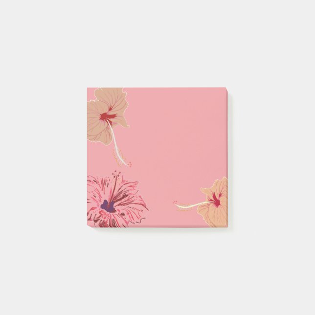 Notas Post-it® Hibiscus (Anverso)