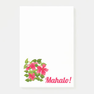 Notas Post-it® Hibiscus Mahalo
