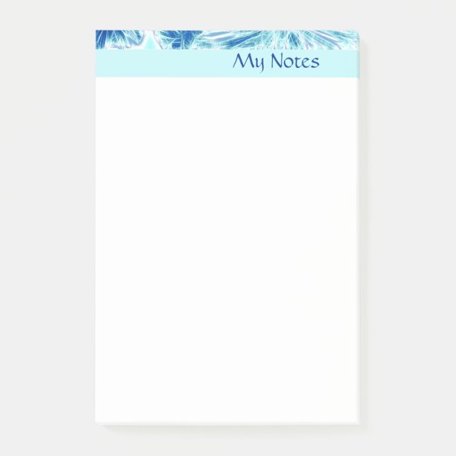 Notas Post-it® Hielo azul (Anverso)
