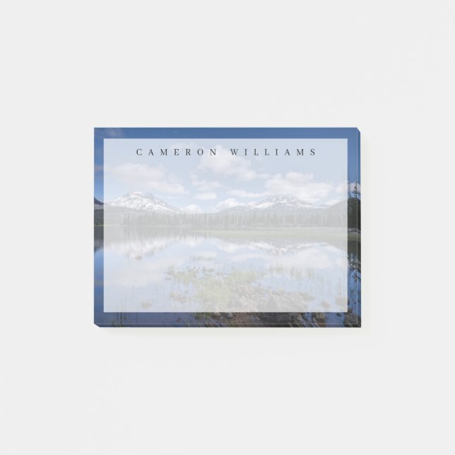 Notas Post-it® Hielo y nieve | Lago Sparks, Oregon (Anverso)