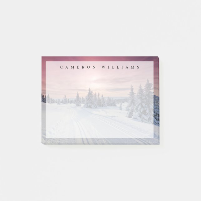 Notas Post-it® Hielo y nieve | Lillehammer, Noruega (Anverso)