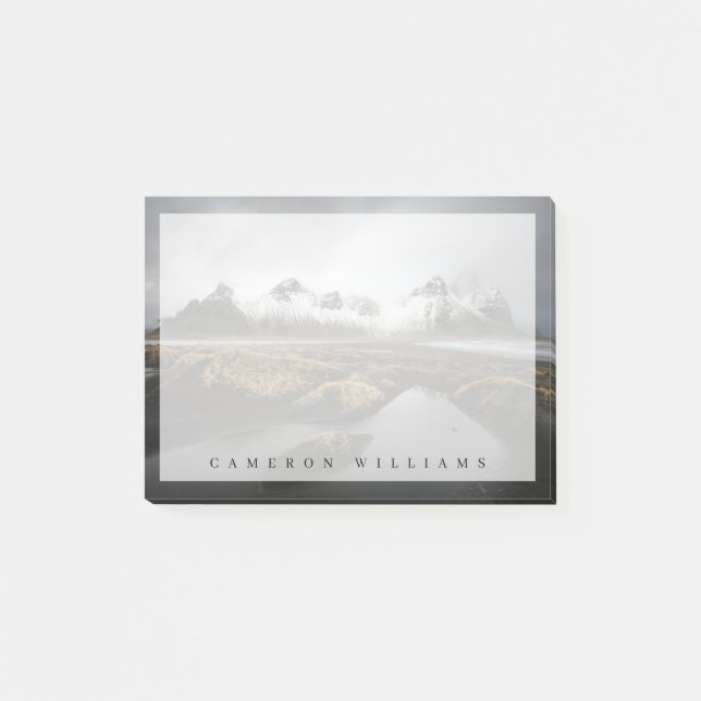 Notas Post-it® Hielo y nieve | Montaña Vestrahorn, Islandia (Anverso)