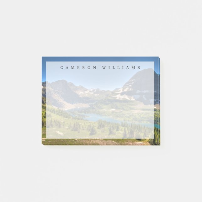 Notas Post-it® Hielo y nieve | Parque nacional Glacier, Montana (Anverso)