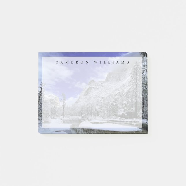 Notas Post-it® Hielo y nieve | Parque nacional Yosemite (Anverso)
