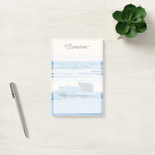 Notas Post-it® Hielo y nieve Polar Bear Iceberg Noruega