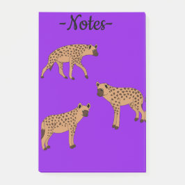 Notas Post-it® Hienas manchadas
