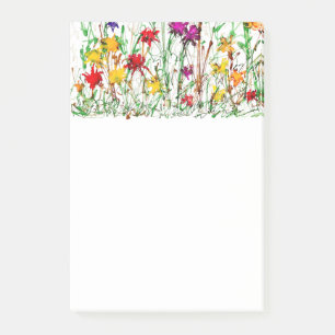 Notas Post-it® Highwood Wildflores Lovitude Post Apuntó