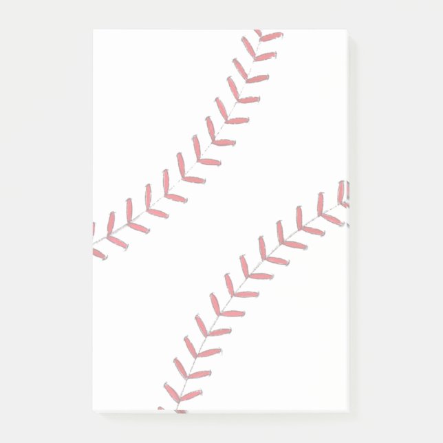 Notas Post-it® Hilos del béisbol (Anverso)