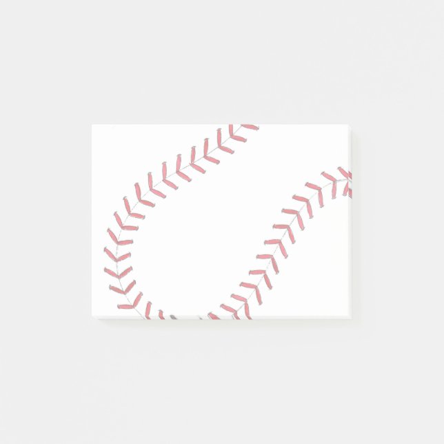 Notas Post-it® Hilos del béisbol (Anverso)