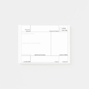 Notas Post-it® Historia ágil de la ayuda del planeamiento de la