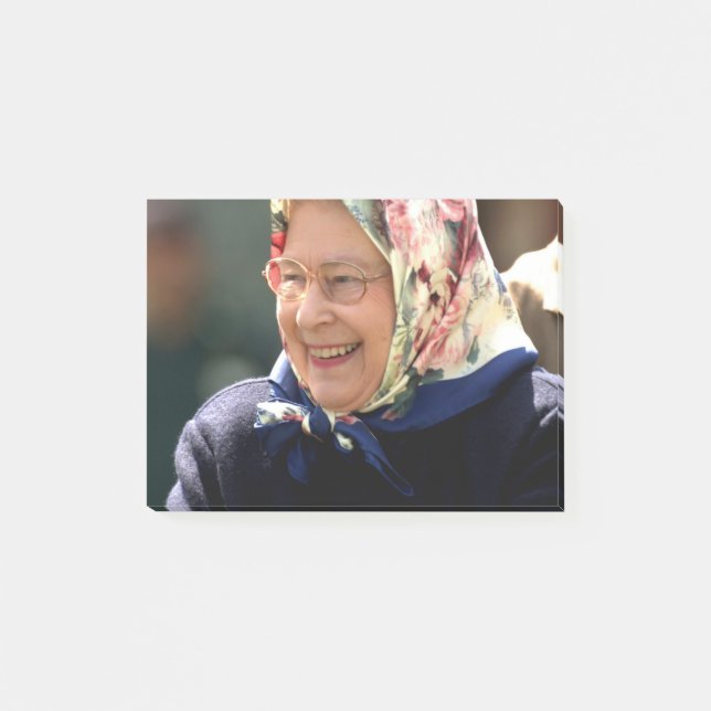 Notas Post-it® HM Queen Elizabeth II (Anverso)