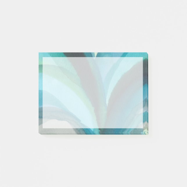 Notas Post-it® Hoja azul grande I (Anverso)