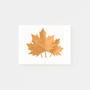 Notas Post-it® Hoja del otoño