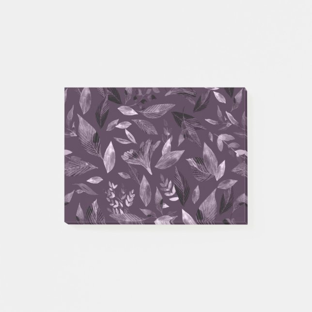 Notas Post-it® Hojas caídas de agua 7 (Anverso)