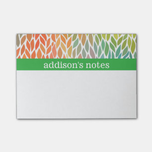 Notas Post-it® Hojas coloridas