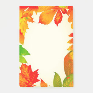 Notas Post-it® Hojas de otoño
