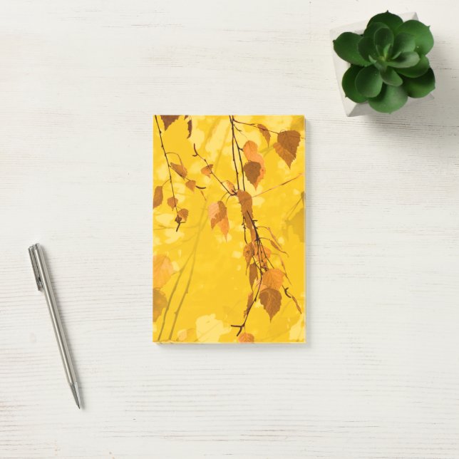 Notas Post-it® Hojas de otoño 3 (Oficina)