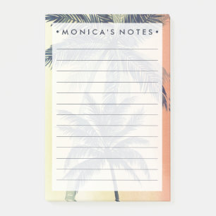 Notas Post-it® Hojas de palma tropicales